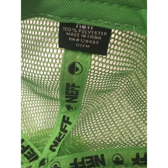 Neff Monster Eyeballs Snapback Cap Green - Picture 7 of 7